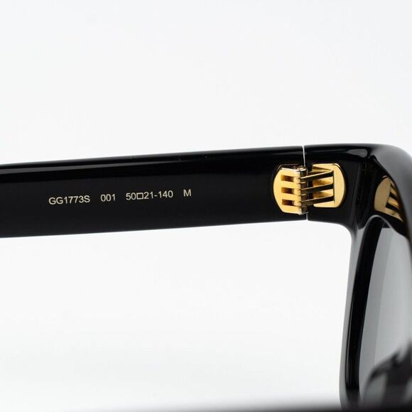Gucci Women Sunglasses Black Grey Cat Eye GG1773S 001 BRAND NEW main image 5